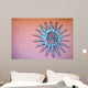 Mexican ornament of sun disc on the wall Wall Mural