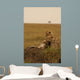 Mother Cheetah and Cub Wall Mural