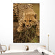 Cheetah Cub Likking Wall Mural