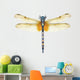 Colorful Dragonfly Wall Decal