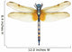 Colorful Dragonfly Wall Decal