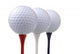 Golf Balls on Red White Blue Tees Wall Decal