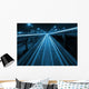 Night Highway with Viaducts Wall Decal