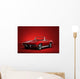 Red Vintage Convertible Automobile Wall Decal