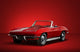 Red Vintage Convertible Automobile Wall Decal
