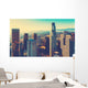 Aerial Downtown La Sunset Wall Decal