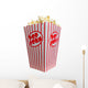 Popcorn to Go Wall Decal