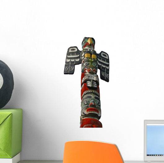 Totem Pole Thunderbird Wall Decal