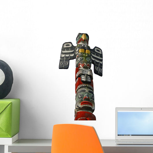 Totem Pole Thunderbird Wall Decal