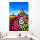 Landscape with Tulips Zaanse Vertical Wall Decal