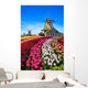 Landscape with Tulips Zaanse Vertical Wall Decal