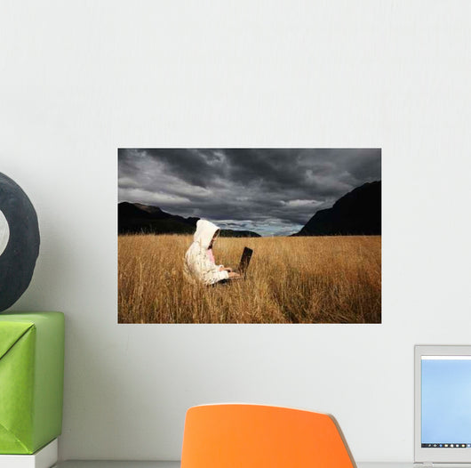 Freedom Working Anywhere Wall Decal