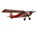 Red Airplane Isolated Wall Decal