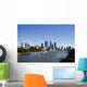 Yachts Front City Skyline Wall Decal