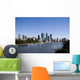 Yachts Front City Skyline Wall Decal