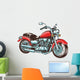 Hand-drawn Vintage Motorcycle Classic Wall Decal