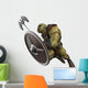 Axe Wielding Warrior Orc Wall Decal