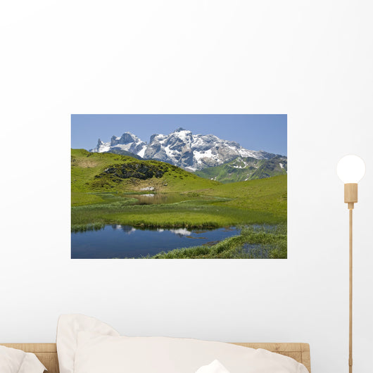 Lake in the Montafon Wall Mural