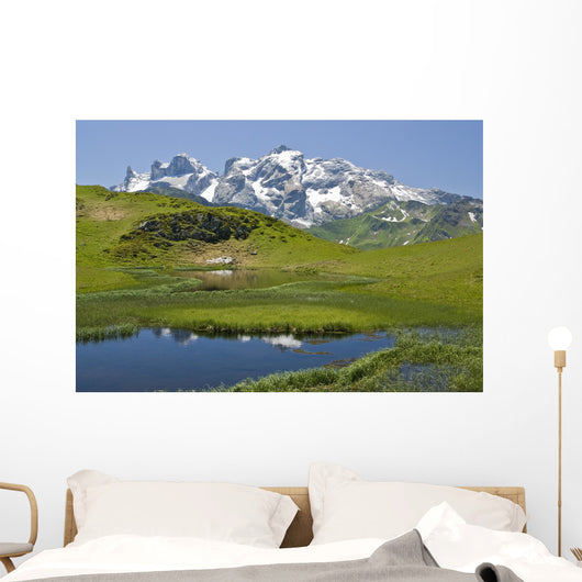 Lake in the Montafon Wall Mural
