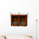 Colorful Flower Window Wall Decal