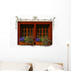 Colorful Flower Window Wall Decal