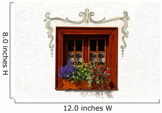 Blumenfenster Wall Decal