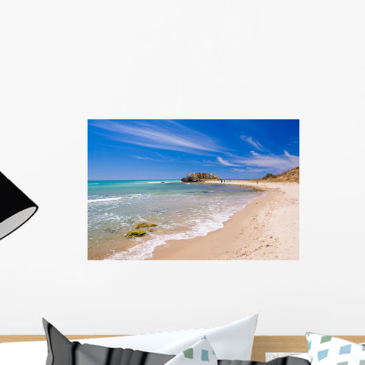 Beautiful Exotic Beach in Mediterranean Wall Mural