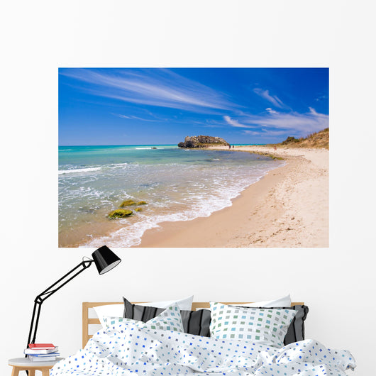 Beautiful Exotic Beach in Mediterranean Wall Mural