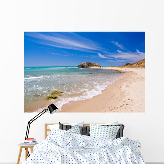 Beautiful Exotic Beach in Mediterranean Wall Mural