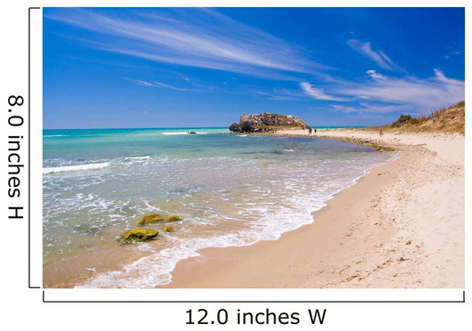 Beautiful Exotic Beach in Mediterranean Wall Mural