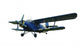 Blue Biplane Wall Decal