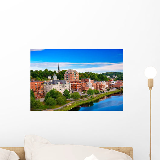 Augusta Maine Skyline Wall Decal