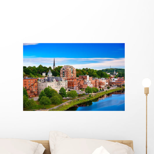 Augusta Maine Skyline Wall Decal