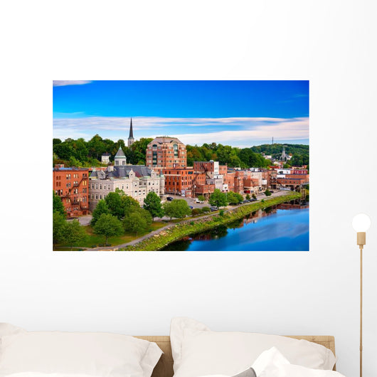 Augusta Maine Skyline Wall Decal