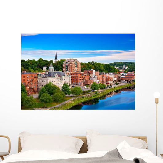 Augusta Maine Skyline Wall Decal