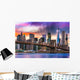New York City Evening Skyline Wall Decal