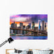 New York City Evening Skyline Wall Decal