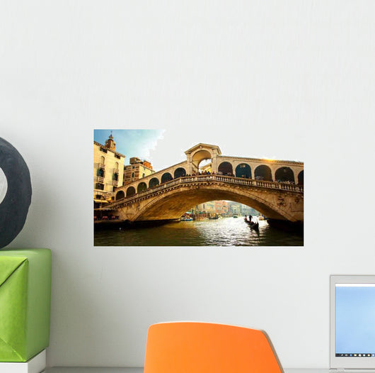 Detail Rialto Bridge Venice Wall Decal