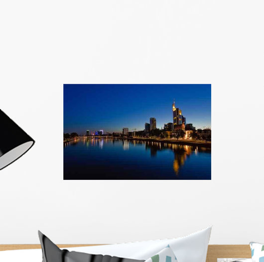 Frankfurt Am Main Night Wall Decal