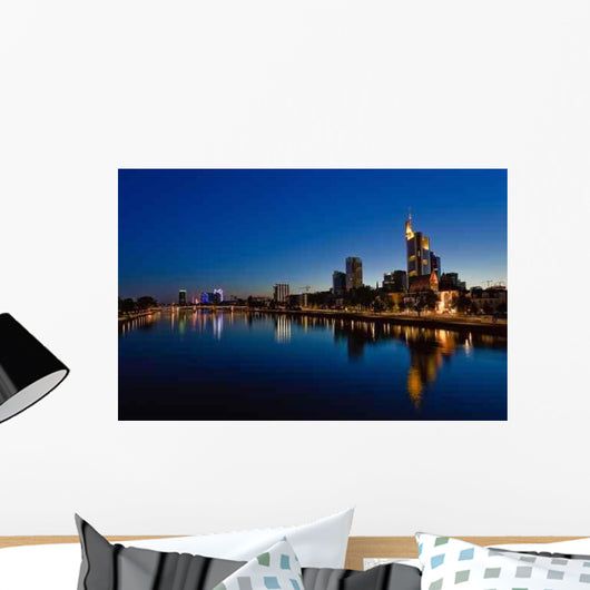 Frankfurt Am Main Night Wall Decal