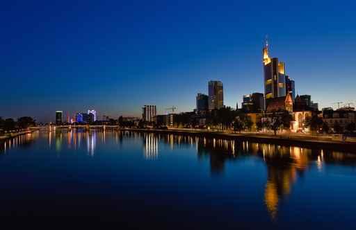 Frankfurt Am Main Night Wall Decal