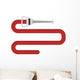 Firehose Vector Illustration Wall Decal
