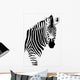 zebra B/N Wall Decal