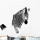 zebra B/N Wall Decal