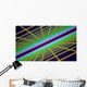 Colorful Retro Grid Wall Decal