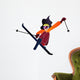 Girl Skiing Wall Decal