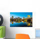 Downtown Pittsburgh Twilight Wall Decal