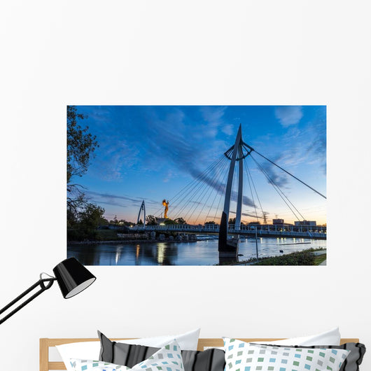 Keeper Plains Colorful Sunrise Wall Decal