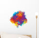 ink rainbow halftone Wall Decal