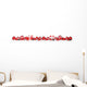 Christmas Border Ornaments Wall Decal